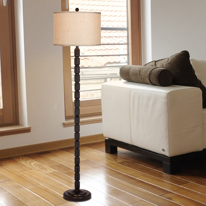 Lampe sur pied 62,5 po Sandhurst, Beige