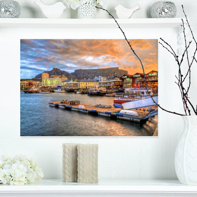 " Cape Town Waterfront At Sunset "