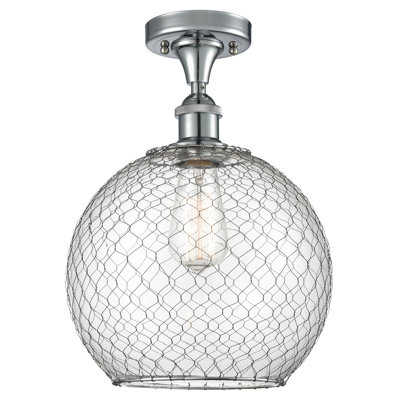 Plafonnier semi-encastré 1 lumière 2,5 po Soudre