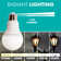 75-Watt Equivalent A19 Dimmable LED Light Bulb, 5000K Daylight, 8-pack