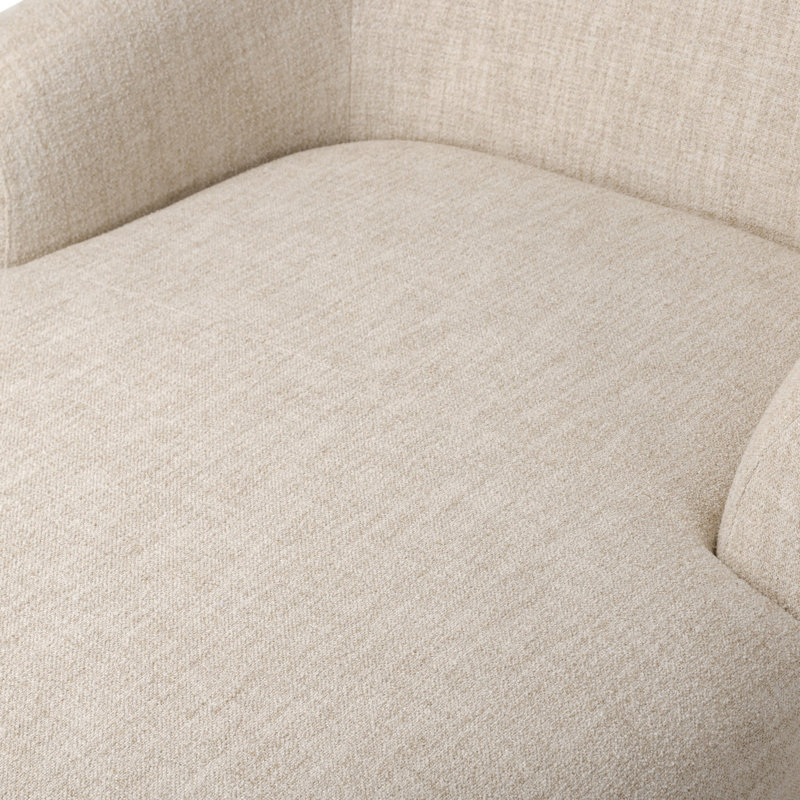 Channing Chaise Lounge, Yuma Cream 96% Polyester/4% Acrylic