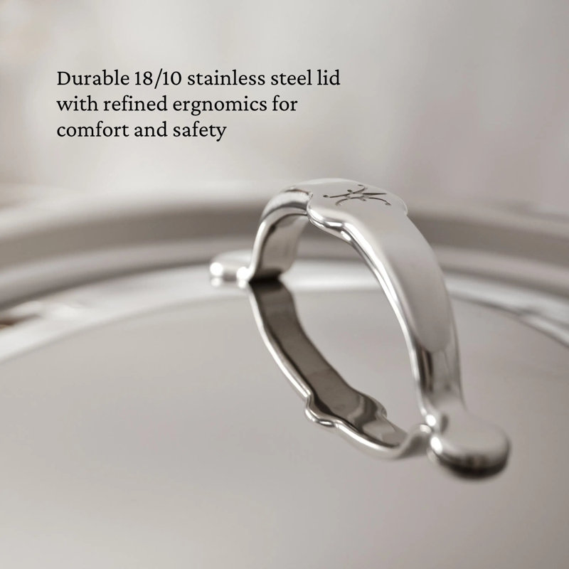 Probond® Luxe 3.5-quart Professional Clad Stainless Steel Sauteuse Braiser With Lid