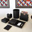 Leather Clutter & Wardrobe Jewelry Display Tray-8673896