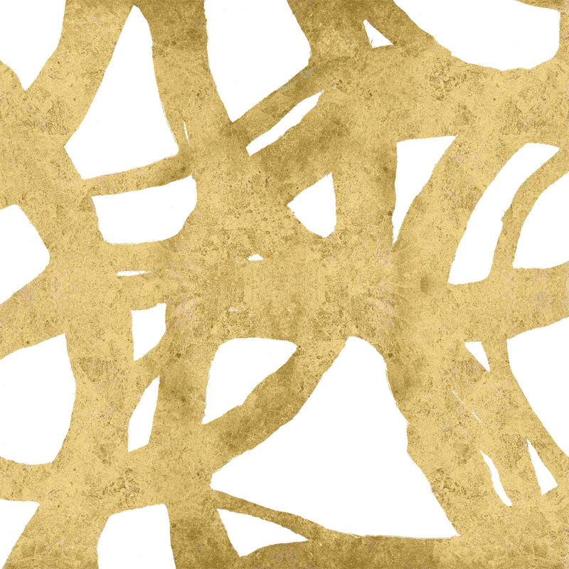Endless Circles Front Gold II, H 30 po x l 30 po