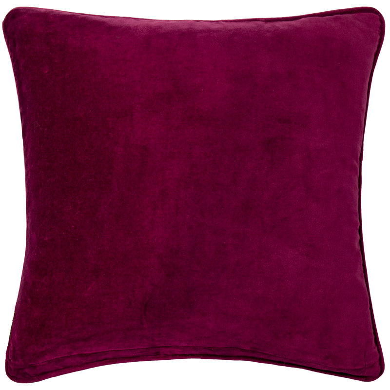 Chedworth Floral Square Cushion, Gold/Pink