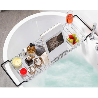 Freestanding Stainless Steel Bathroom Accessory Tray