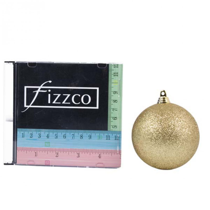 8cm Ball Ornament, Gold