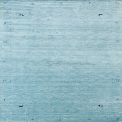 Tapis contemporain bleu