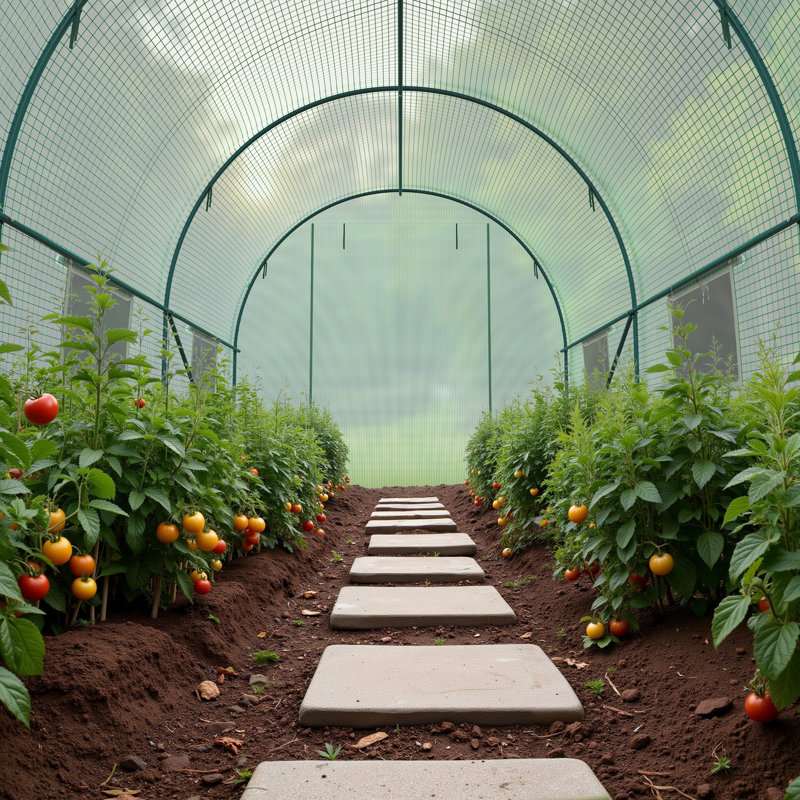 10×6.6×6.6 Ft Walk In Greenhouse For Outdoors