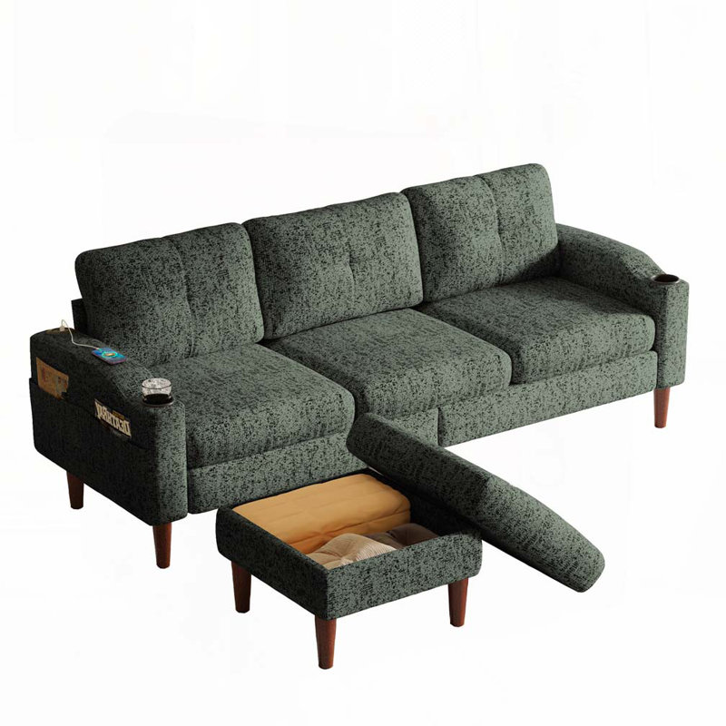 3-Seater Combination Sofa  with Ottoman