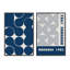Ensemble de 2 imprimés géométriques bleus 1923, 19 po x 12 po Bauhaus 1923-903296388-903296408