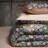 Vintage Floral And Leaf Printed  Microfiber Comforter Set-108994938-109231336