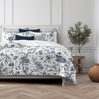 Tree Top Sky Cotton Duvet Cover Set