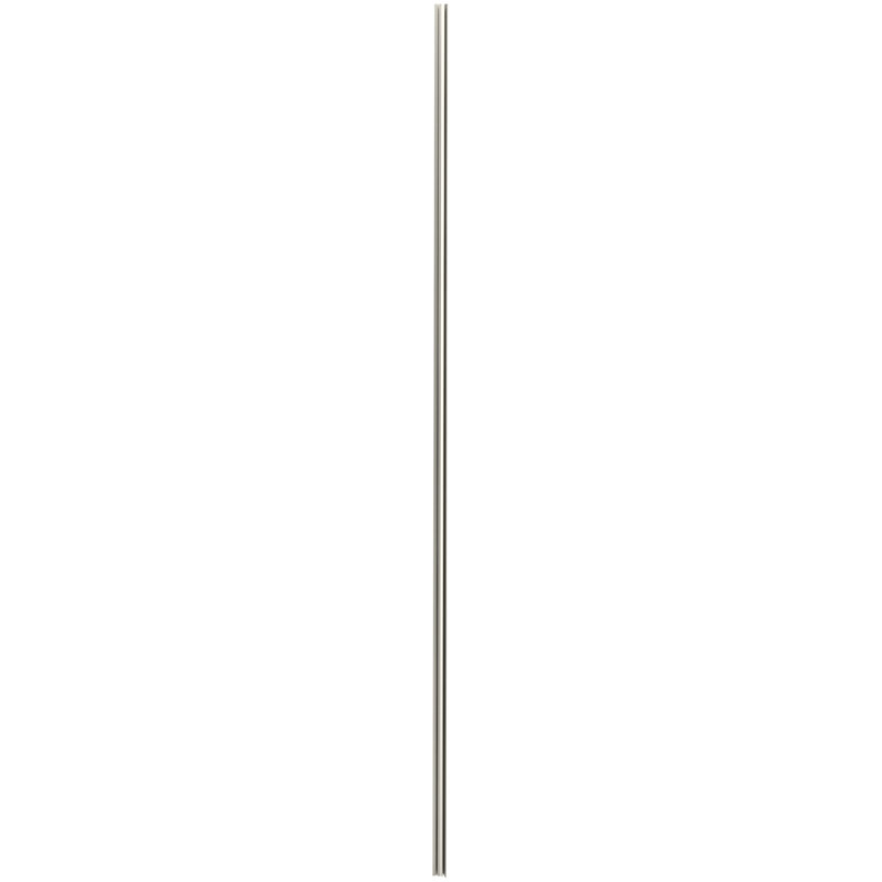 Choreograph 96" Corner Joint, Anodized Brushed Nickel