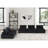 Velvet 5 Pc Sectional Sofa-1981492348