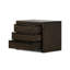 BRUCE 3 - Drawer Solid Wood Nightstand