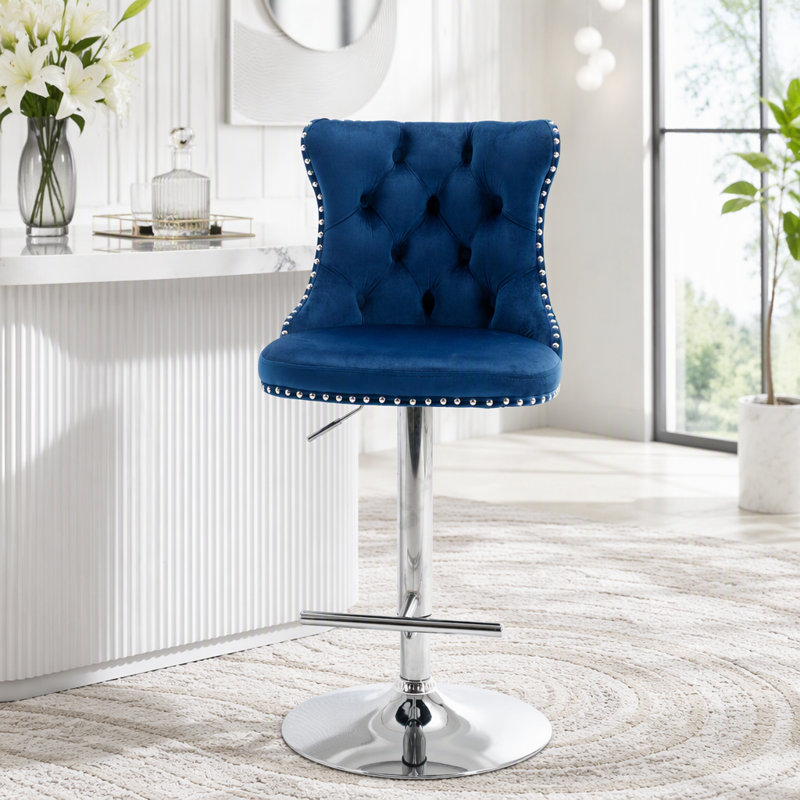 Counter Stool, Blue