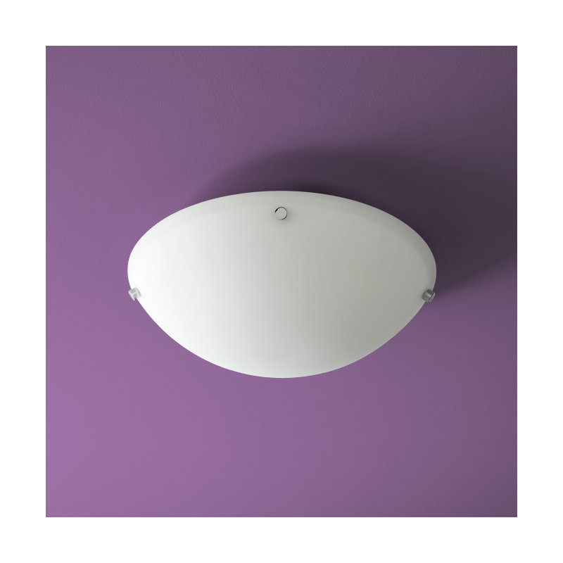 Plafonnier encastré 2 lumières Sunfire, Chrome poli