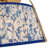 Scout 13-in Brushed Gold Semi-Flush Mount with Patterned Pleated Blue Linen Shade-1328719445-1328719786
