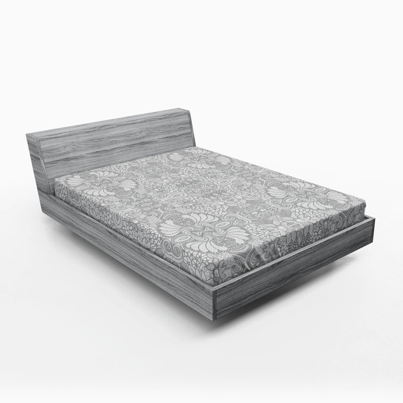 Microfiber Floral Fitted Sheet, Queen Fitted Sheet