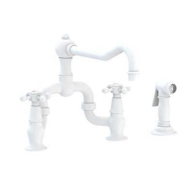 Chesterfield Bridge Faucet with Side Spray