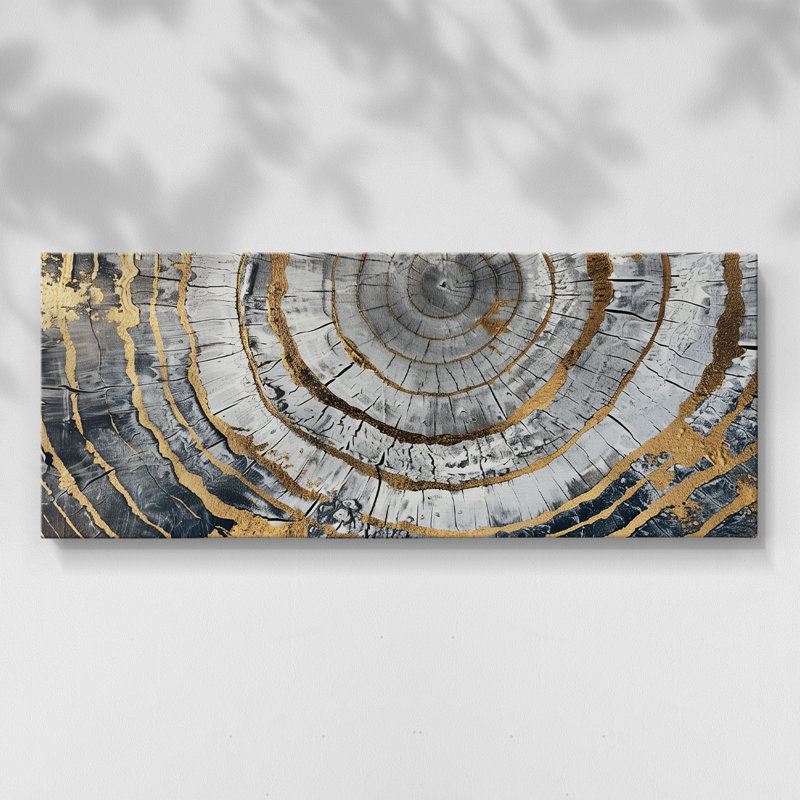 Abstract Series-CCCXX- Gallery Wrapped Canvas -Ready to Hang, 12" H x 30" W