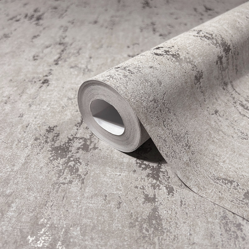 City Romance Industrial Wallpaper, Grey