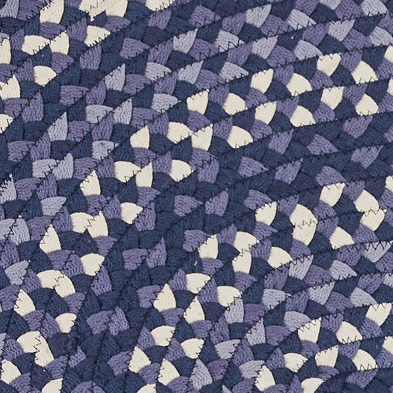 Riskin Cotton Geometric Indoor Rug, Oval 2'8" x 3'6"