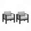 Ensemble de meubles de patio en métal 4 pièces toutes saisons, canapé de conversation 5 places avec coussins épais et structure et table basse-238197717-238197718-238197721