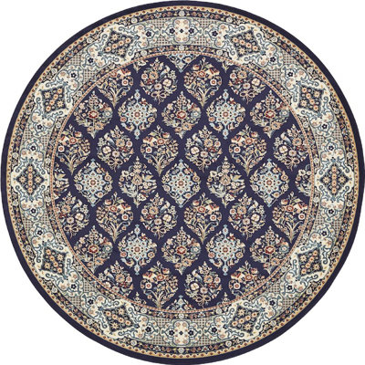 Tapis gris à motif oriental Kelayeh