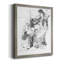 Graphite abstrait I, toile encadrée de qualité supérieure - prête à être accrochée-332282975-332282972