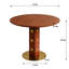31.5-inch Solid Wood Top with Solid Wood Legs Round Modern Dining Table