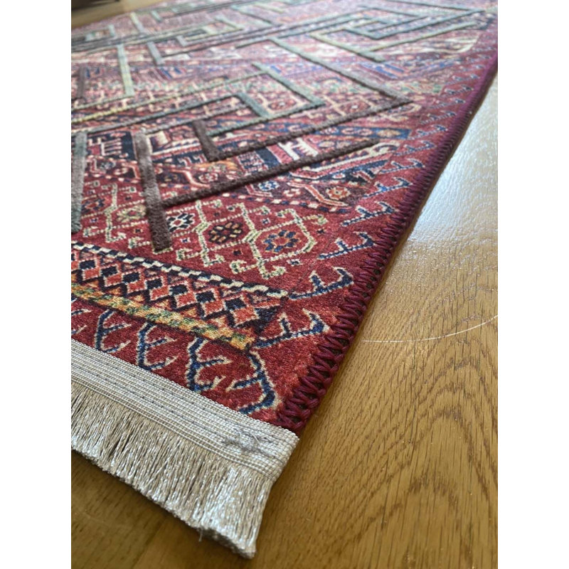 Tapis Kalkedon avec envers antidérapant, Rectangle 5 pi 3 po x 8 pi 3 po