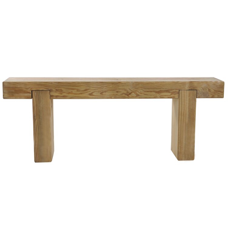 Sleeper Wooden Traditional Bench
