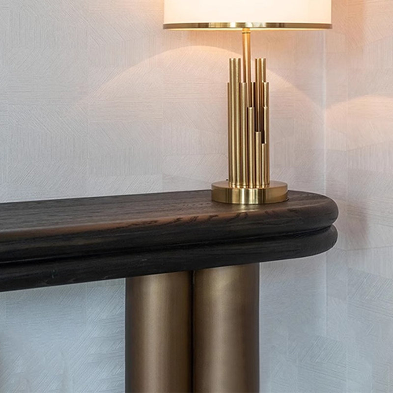 Table d'entrée de style chinois, H 33,5 po x l 63 po x P 13,8 po