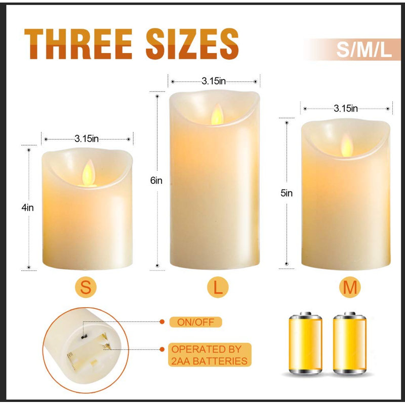 Unscented Flameless Candle