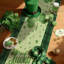 Chemin de table St Patricks Day Decorations - Shamrock | St Patrick's Day Party Favors fournitures décor intérieur extérieur