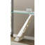 Izabella Clear Glass Console Table