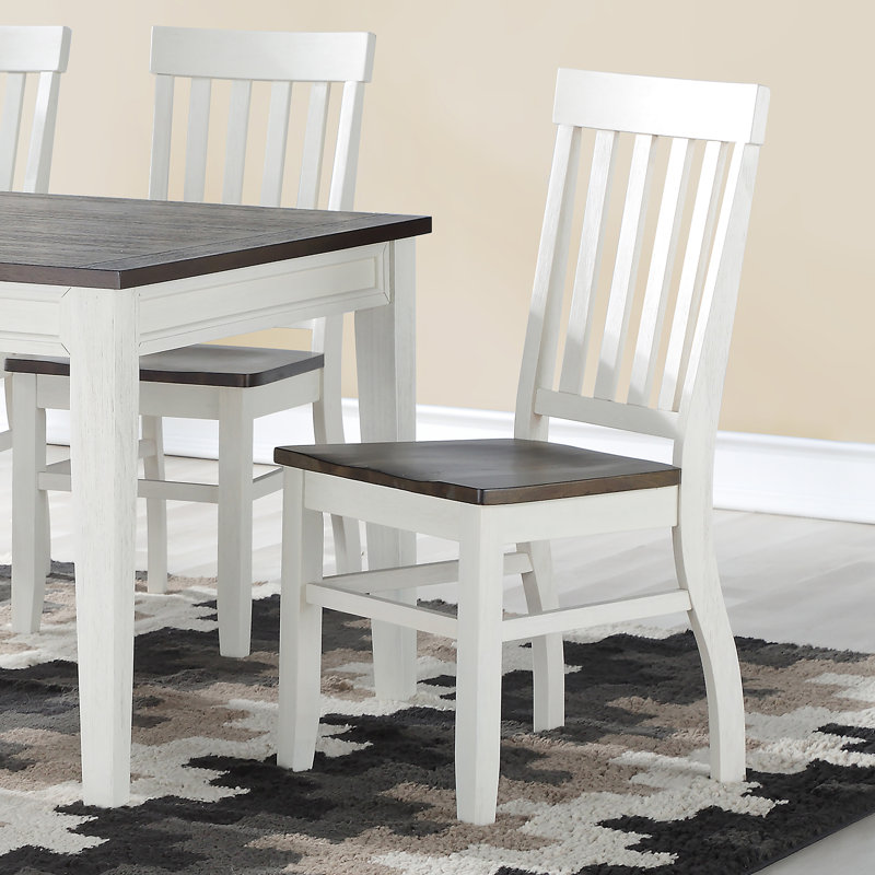 Chaise d'appoint en lattes noires Spina