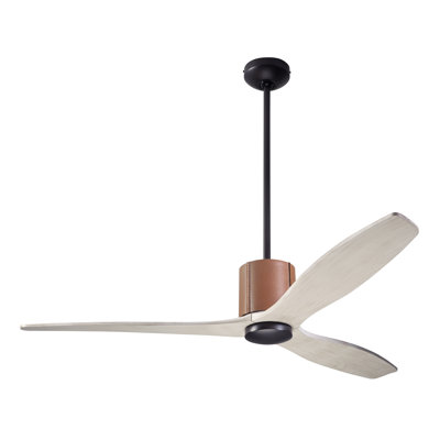 LeatherLuxe Downrod Ceiling Fan