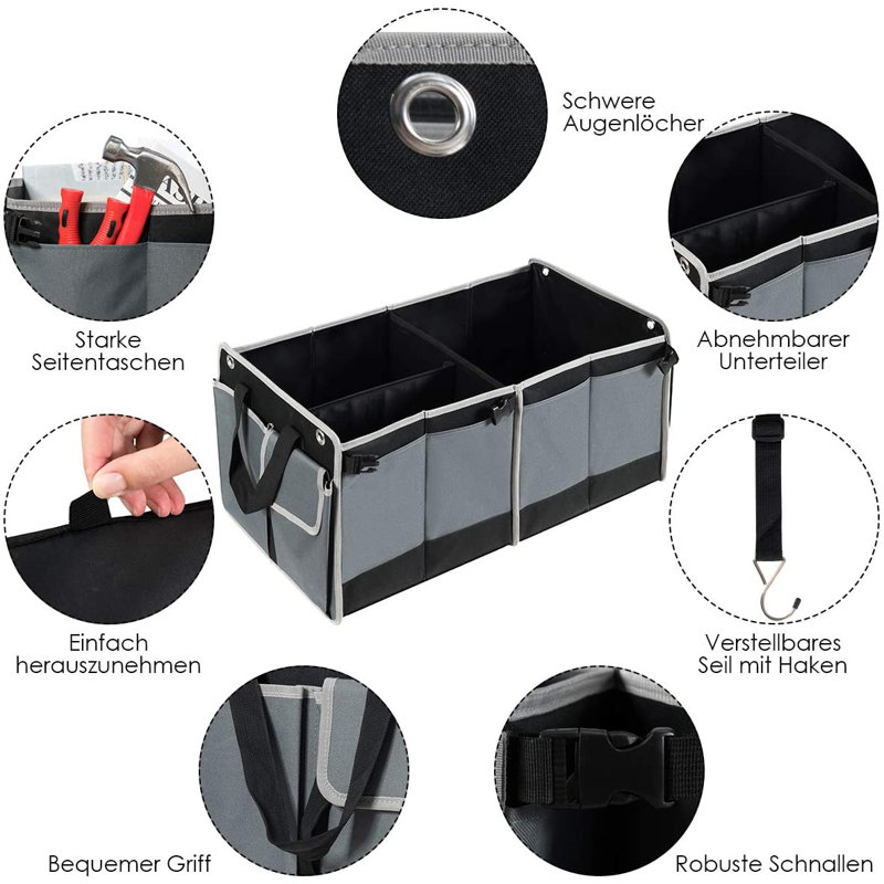 4-Piece Fabric Box Set