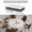 Table de salle à manger en pierre artificielle-1138551283-1138551280