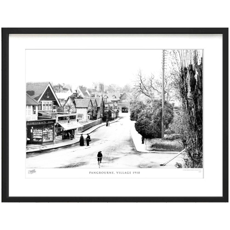 Pangbourne, Village 1910 by Francis Frith - Single Picture Frame Print, 60cm H x 80cm W x 2.3cm D