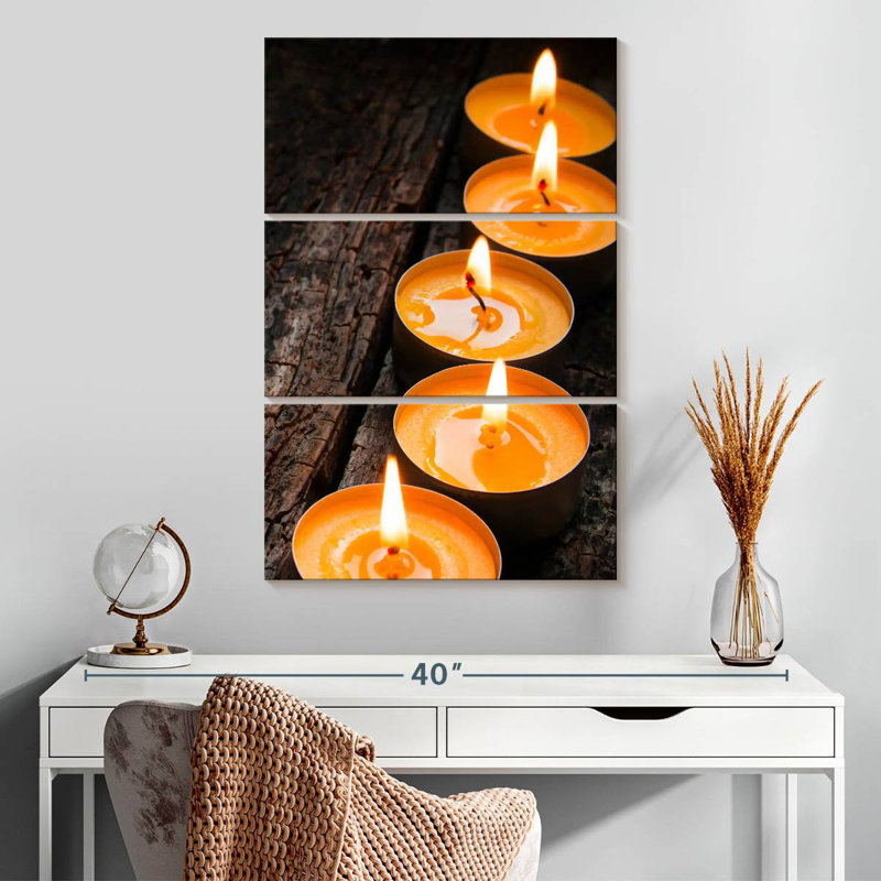 Kerrick Spa Tea Light Candles, 32" H x 20" W