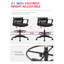 Chaise de dessinateur en mélange de polyester, chaise de travail ergonomique réglable avec anneau pour repose-pieds, bureau et espace de travail-1009172275