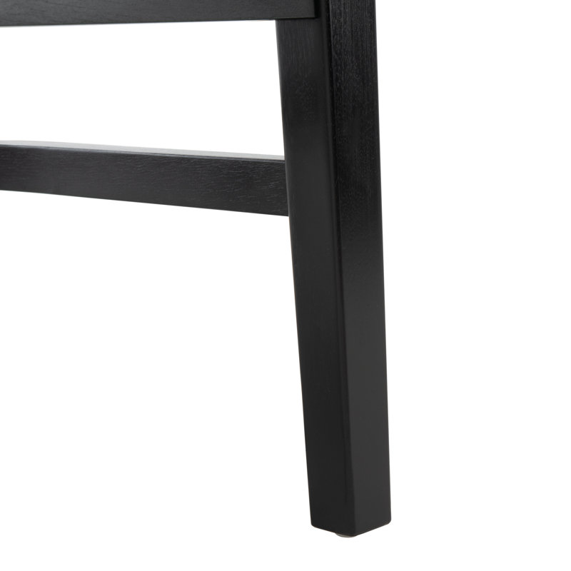 Tabouret Tarrington, Tabouret de comptoir (siège d'une hauteur de 26,6, Naturel/noir