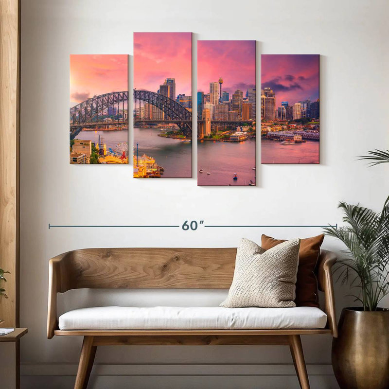 Marchelle Pink Sydney Harbour Skyline