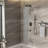 Shower System In Matte Black With Waterfall Tub Spout Setup - 12 Inch Ceiling Mount Square Rainfall Head, Handheld Shower, Valve, Easy Installation & Cleanliness Practices Featuring Protocols-118036838