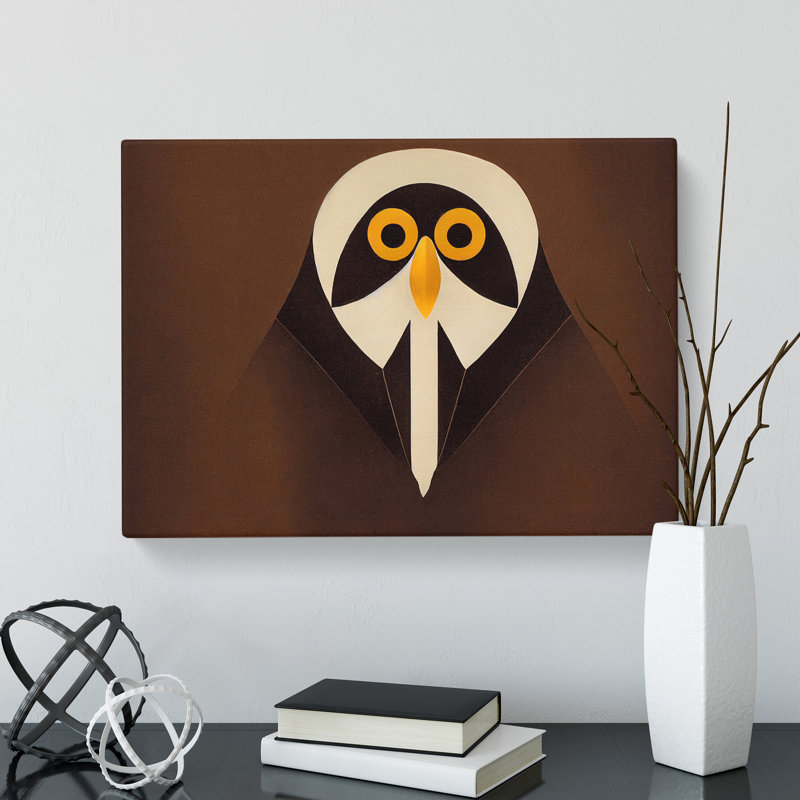 Dazzling Abstract Bird - Wrapped Canvas, 35cm H x 50cm W x 3cm D