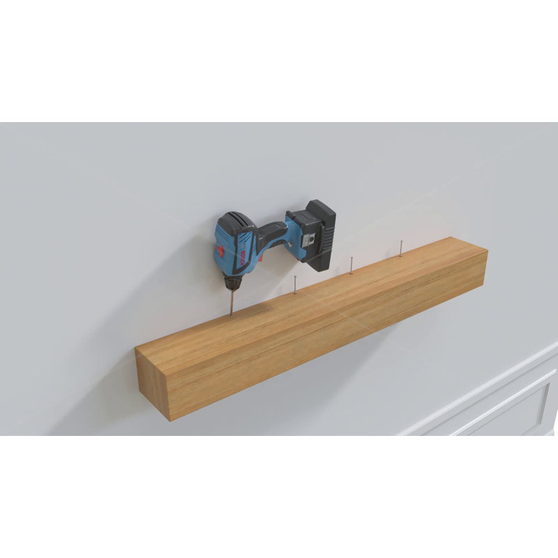 Unfinished Natural Wood Fireplace Mantel Shelf, 36" x 6.25"
